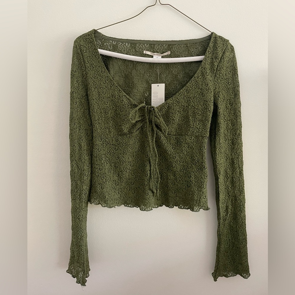Kimchi Blue Green Long Sleeve